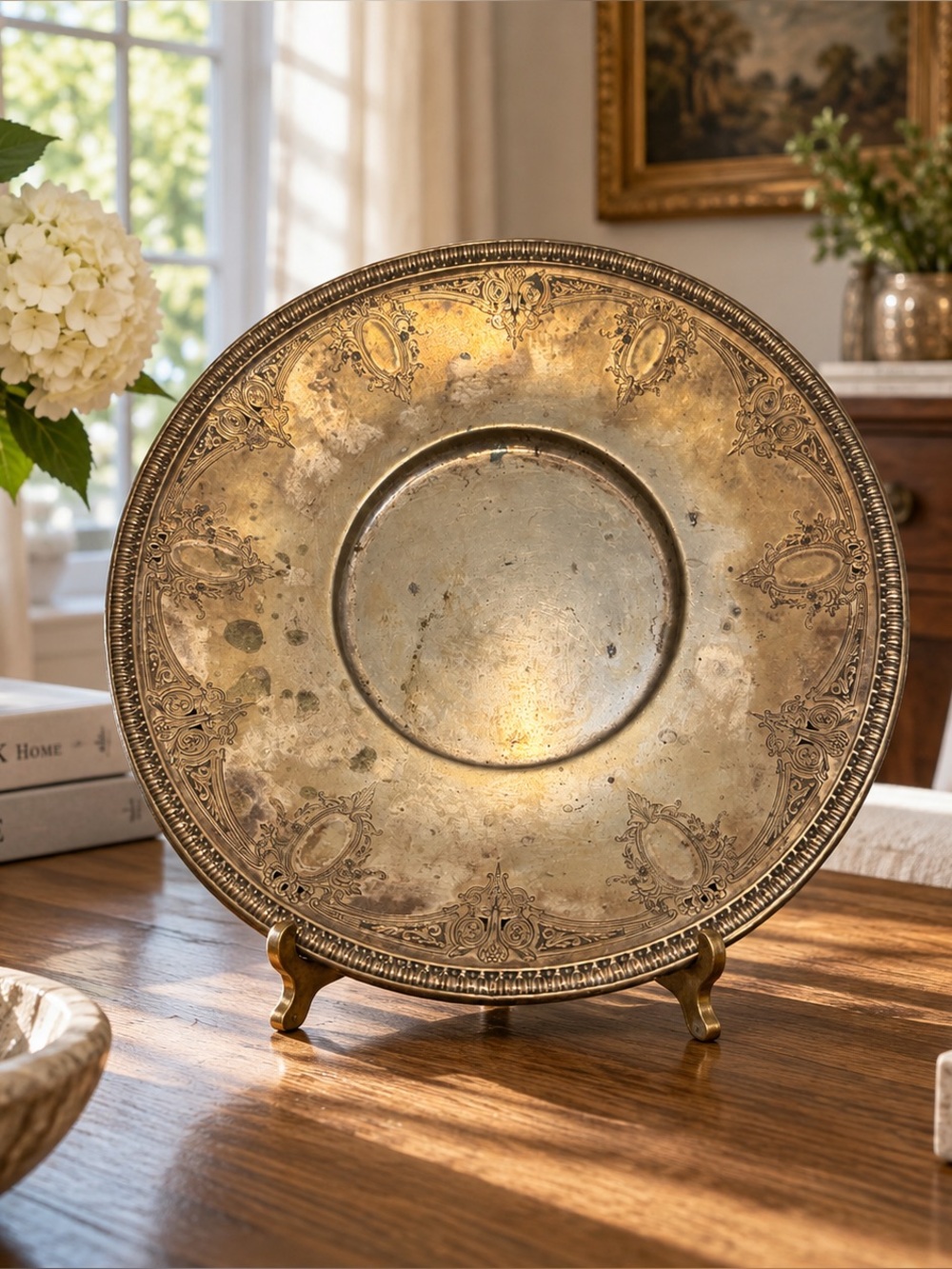 Antique- silver plated Decorative Serving